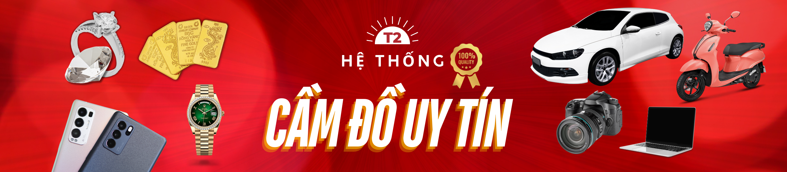 Banner cầm đồ