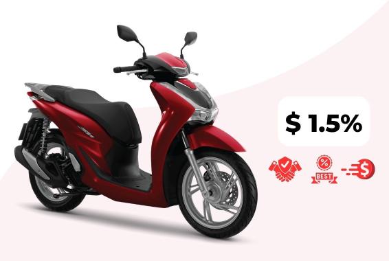 Cầm xe máy lãi suất thấp