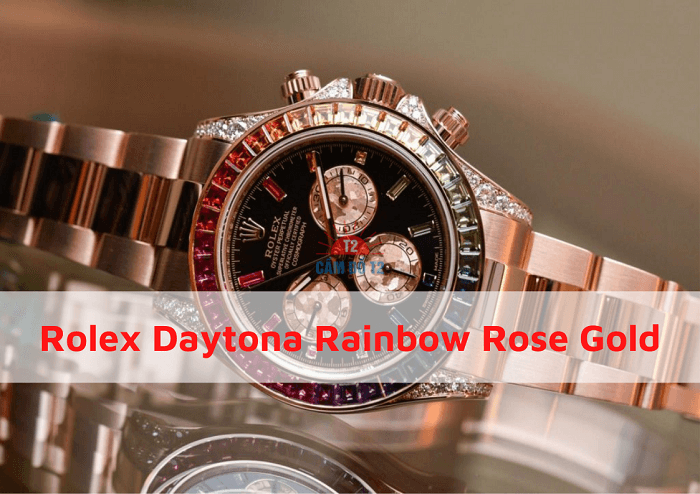 Rolex Daytona Rainbow Rose Gold